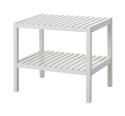 KỆ MUSKAN IKEA - TRẮNG 58x38 cm