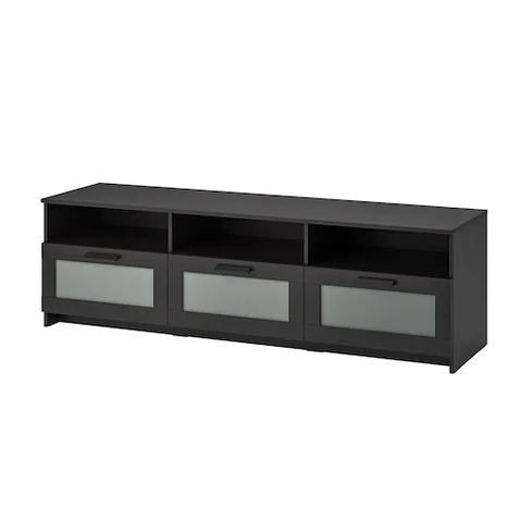 KỆ TI VI BRIMNES IKEA - ĐEN 180x41x53 cm