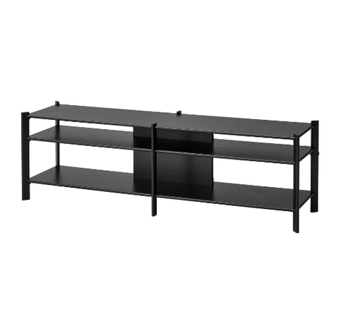 KỆ TI VI JÄTTESTA IKEA - ĐEN 160x40x49 cm