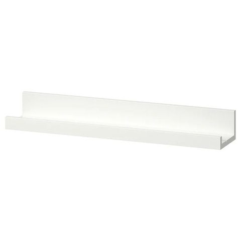 KỆ TREO TƯỜNG ĐỂ TRANH ẢNH MOSSLANDA IKEA -  TRẮNG 115 cm