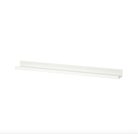 KỆ TREO TƯỜNG ĐỂ TRANH ẢNH MOSSLANDA IKEA - TRẮNG 115 cm