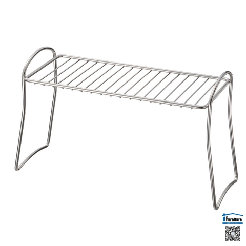 KỆ ÚP CỐC VÄLVÅRDAD IKEA - Màu inox 13x32 cm