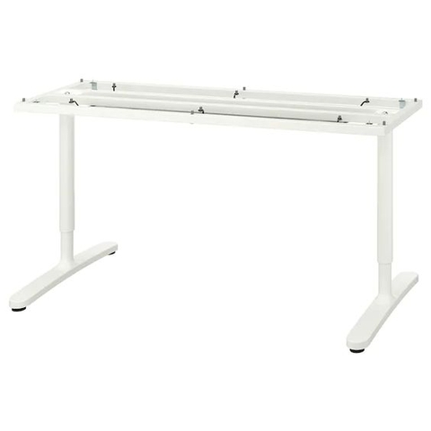 KHUNG BÀN BEKANT IKEA- TRẮNG 120x80 cm