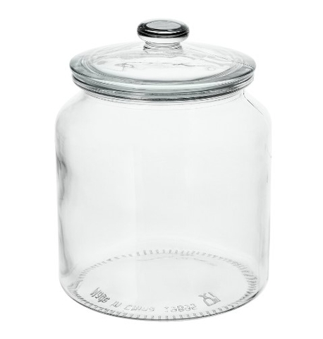 LỌ THỦY TINH CÓ NẮP TRONG SUỐT VARDAGEN IKEA 1,9 L