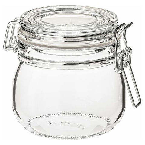 LỌ ĐỰNG NGŨ CỐC KORKEN IKEA 0.5l