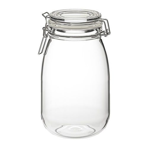 LỌ HŨ THỦY TINH KORKEN IKEA 1.8L