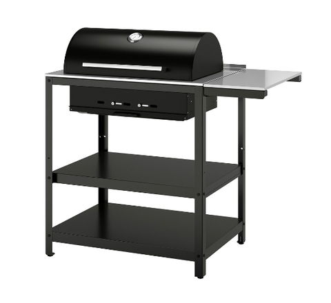 LÒ NƯỚNG THAN CÓ BÀN PHỤ GRILLSKÄR IKEA 93/116x61 cm