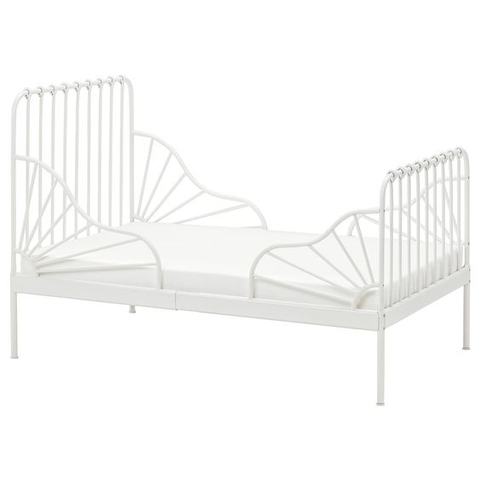 KHUNG GIƯỜNG MỞ RỘNG MINNEN IKEA - TRẮNG 80x200 cm