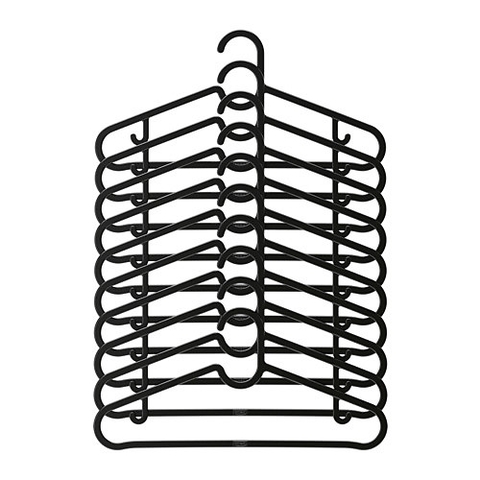 BỘ 10 MÓC TREO QUẦN ÁO SPRUTTIG IKEA