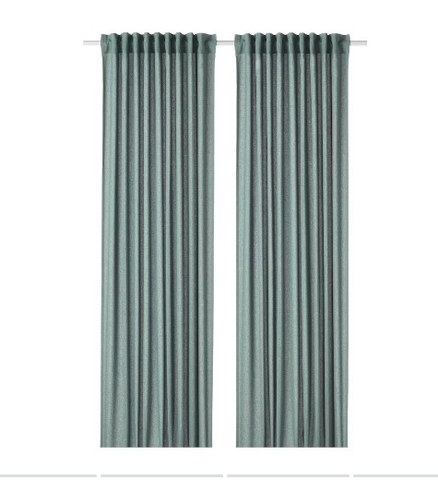 RÈM CỬA HANNALENA IKEA - XANH LÁ 145x250 cm