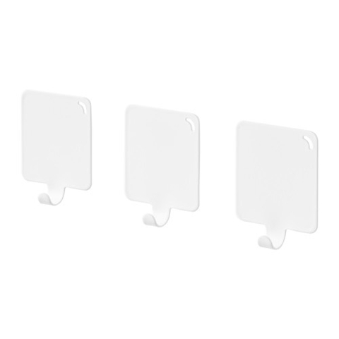SET 3 MÓC TREO DÍNH TƯỜNG PLUTT IKEA