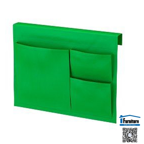 Túi trữ đồ treo giường STICKAT xanh lá