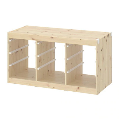 KỆ KHUNG NGANG TROFAST IKEA - GỖ 99x44x52 cm