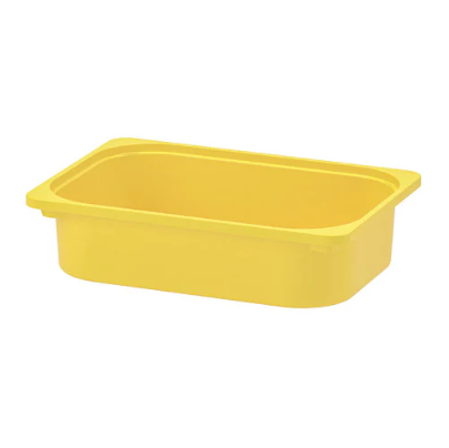 HỘP NHỰA ĐỰNG ĐỒ CHƠI TROFAST IKEA - VÀNG 42x30x10 cm