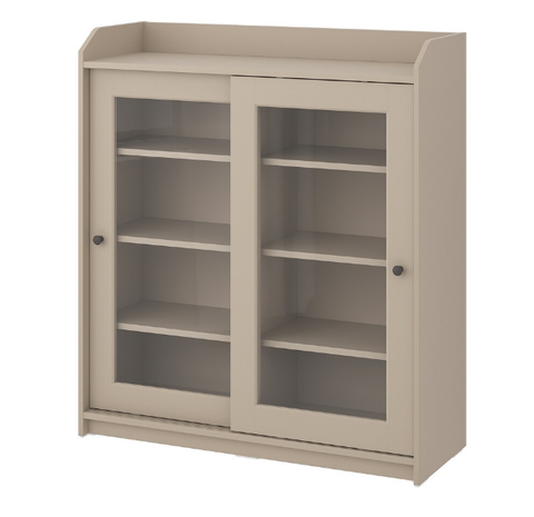 TỦ CÁNH KÍNH HAUGA IKEA - BE 105x116 cm