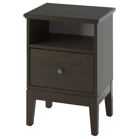 TỦ ĐẦU GIƯỜNG IDANÄS IKEA - NÂU SẪM 47x40 cm