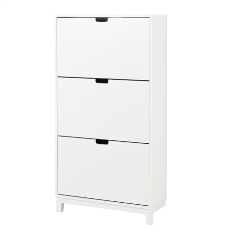 TỦ GIÀY 3 NGĂN STALL IKEA - TRẮNG 79x29x148 cm