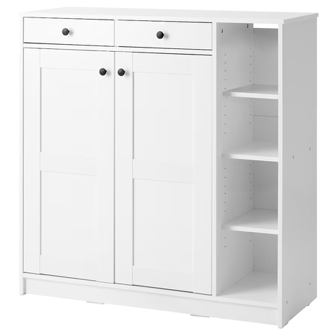 TỦ GIÀY VITBERGET IKEA - TRẮNG 105x40x107