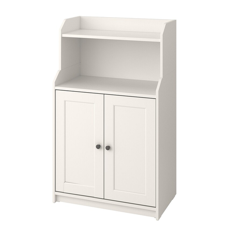 TỦ 2 CÁNH HAUGA IKEA - TRẮNG 70x116 cm