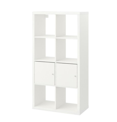 TỦ KỆ KALLAX IKEA - TRẮNG 77x147 cm