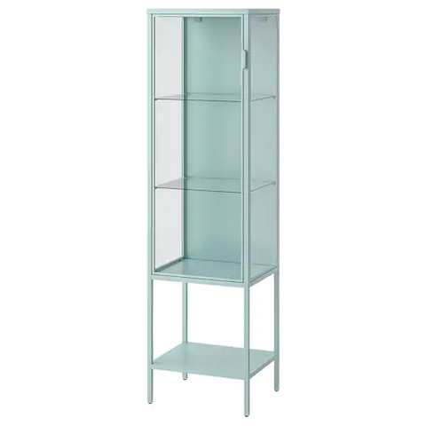 TỦ KÍNH RUDSTA IKEA - Xanh Ngọc 42x37x155 cm