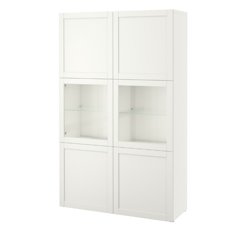 TỦ LƯU TRỮ CÓ CỬA BESTÅ IKEA - TRẮNG 120x42x193 cm