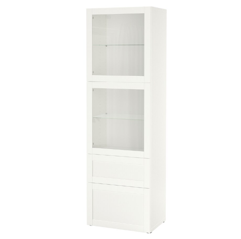 TỦ LƯU TRỮ CÓ CỬA BESTÅ IKEA - TRẮNG 60x42x193 cm