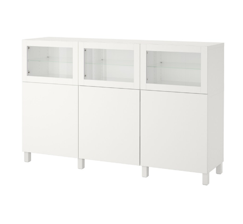 TỦ LƯU TRỮ CÓ CỬA BESTÅ IKEA - TRẮNG 180x42x112 cm