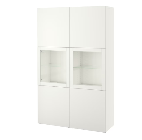 TỦ LƯU TRỮ CÓ CỬA BESTÅ IKEA - TRẮNG 120x42x193 cm