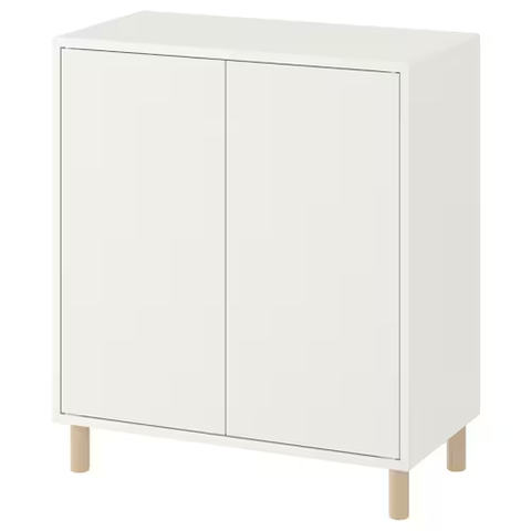 TỦ LƯU TRỮ CÓ CHÂN EKET IKEA - TRẮNG 70x35x80 cm