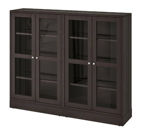 TỦ LƯU TRỮ CÓ CHÂN HAVSTA IKEA - NÂU 162x37x134 cm