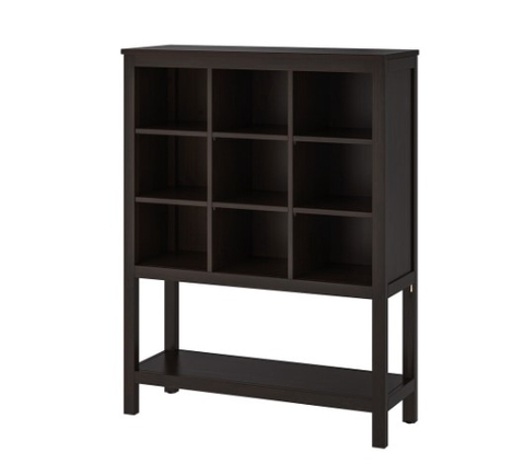 TỦ LƯU TRỮ HEMNES IKEA - NÂU ĐEN 99x130x37 cm