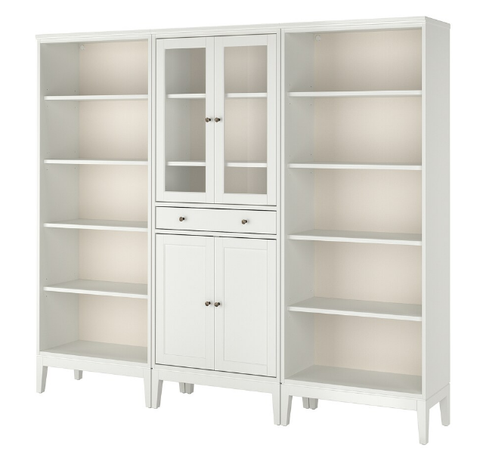 TỦ LƯU TRỮ IDANÄS IKEA - TRẮNG 244x39x211 cm