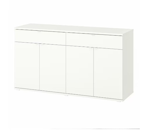 TỦ LƯU TRỮ VIHALS IKEA - TRẮNG 140x37x75 cm