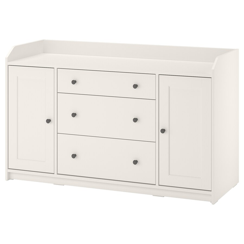 TỦ PHỤ HAUGA IKEA - TRẮNG 140x84 cm