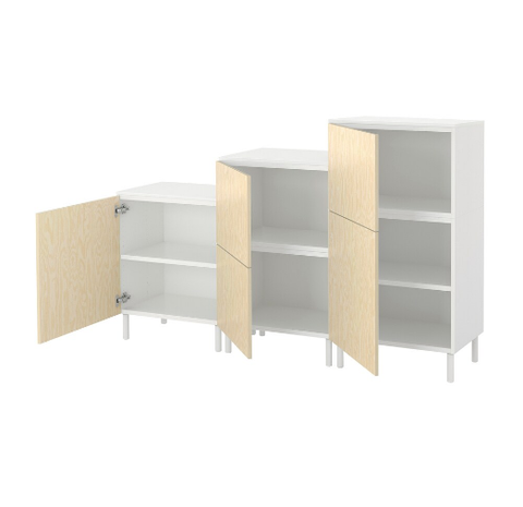 TỦ QUẦN ÁO 5 CÁNH PLATSA IKEA - TRẮNG 180x42x113 cm