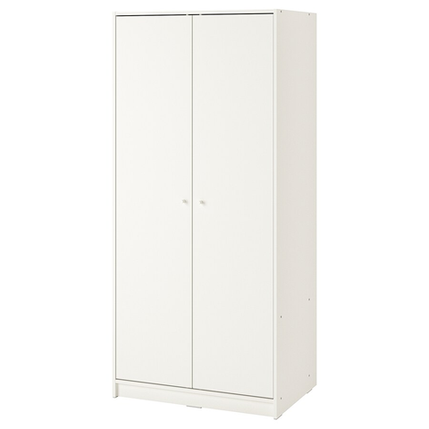 TỦ QUẦN ÁO 2 CÁNH KLEPPSTAD IKEA - TRẮNG 79x176 cm