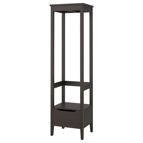 TỦ QUẦN ÁO MỞ IDANÄS IKEA - NÂU SẪM 59x211 cm