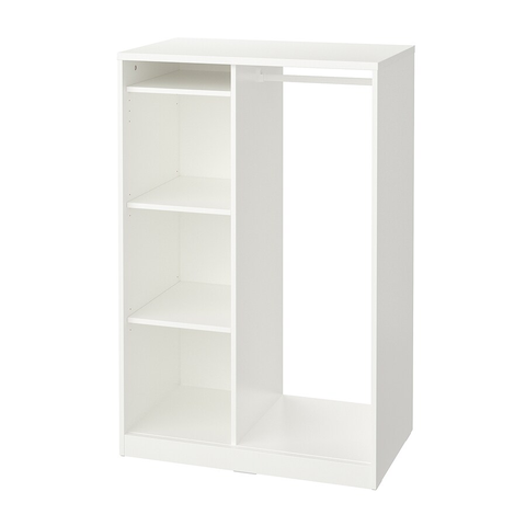 TỦ QUẦN ÁO MỞ SYVDE IKEA - TRẮNG 80x123 cm