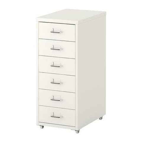 TỦ TÀI LIỆU 6 NGĂN HELMER IKEA - TRẮNG 28x69 cm