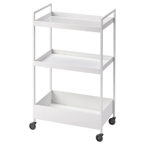 XE ĐẨY NISSAFORS IKEA - TRẮNG 50,5x30x83 cm