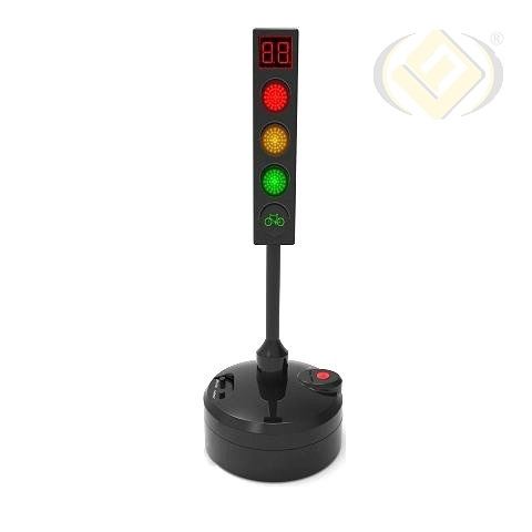 Đèn tín hiệu giao thông (loại 4 đèn - có đồng hồ đếm ngược) đứng - Xe đạp