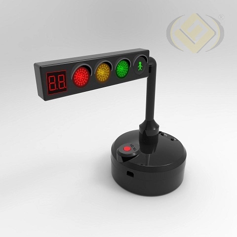 Đèn tín hiệu giao thông (loại 4 đèn - có đồng hồ đếm ngược) Ngang - Đi bộ