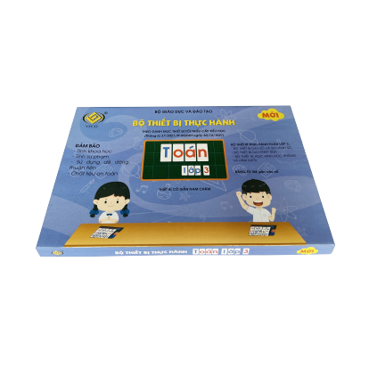 Bộ thiết bị thực hành Toán lớp 3 (có gắn nam châm)