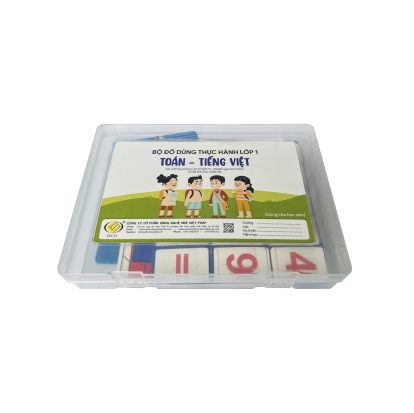 Bộ thực hành Toán & Tiếng Việt lớp 1 (Phần hình học phẳng)