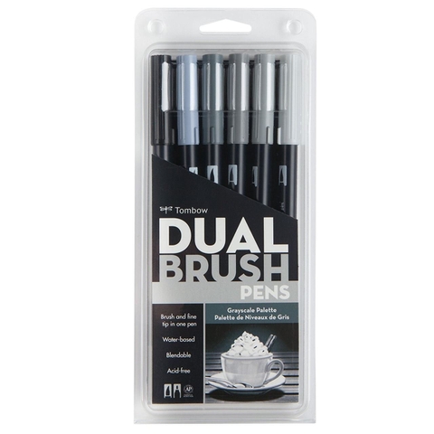 SET 6 BÚT TOMBOW ABT BRUSH
