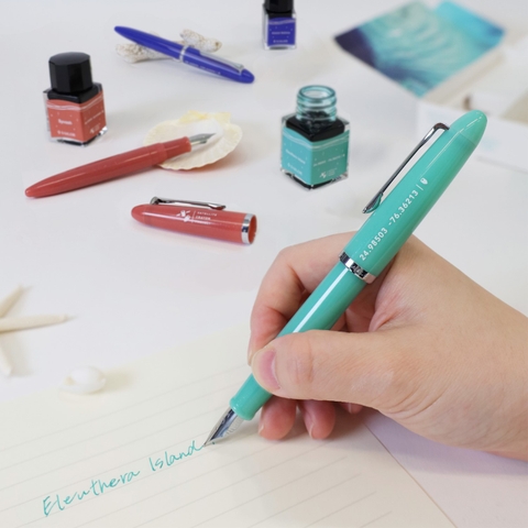 BÚT MÁY SAILOR FOUNTAIN PEN OF SEAS 1911 JR. + 10 STAINLESS 10-0291