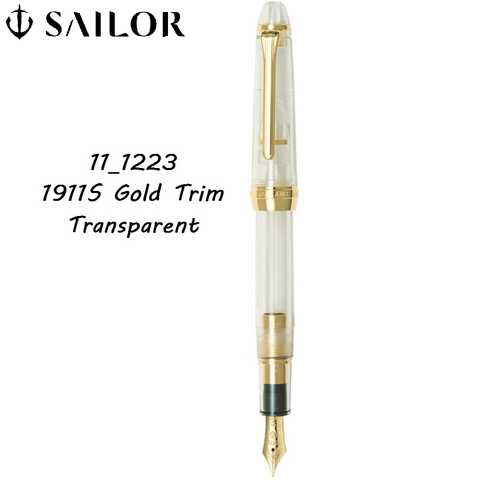 BÚT MÁY SAILOR 1911S FP TRANSPARENT GT 11-1223-300