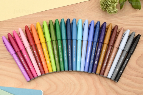 BÚT PENTEL FUDE TOUCH BRUSH SIGN PEN - NEW COLORS