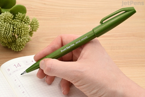 BÚT PENTEL FUDE TOUCH BRUSH SIGN PEN - NEW COLORS